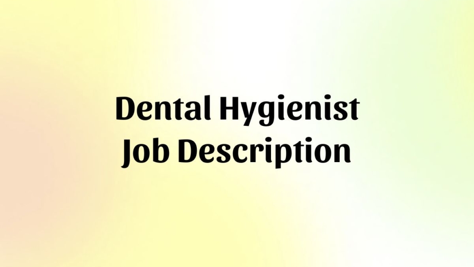 Dental Hygienist Job Description Template   Dental Hygienist Job Description 978x552 